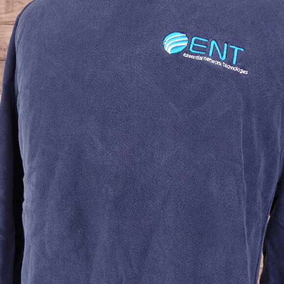 VINTAGE CHAMPION REVERSE WEAVE FADED BLUE CREW NECK SWEATSHIRT SZ L 00s - Picture 3 of 8